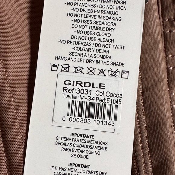 Melibelt 3031 Colombian Hourglass
Girdle with 7 Long Rods - Picture 9 of 9